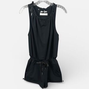 Jo+Jax Black Dance Warm-Up Romper Youth Medium (YM/MC)